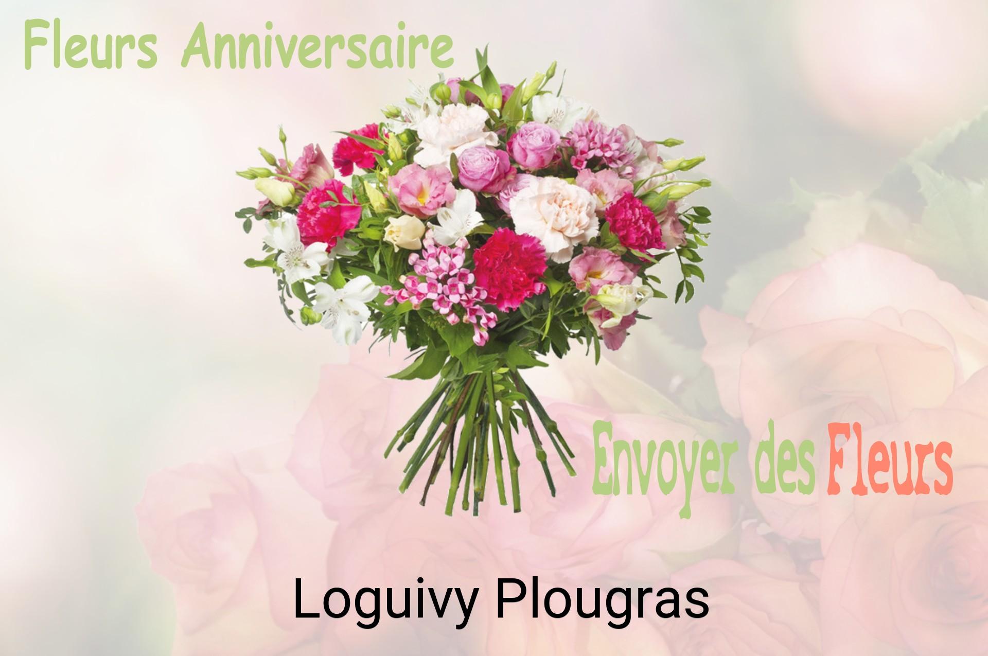 Bouquet de fleurs d’anniversaire livré à Loguivy-Plougras